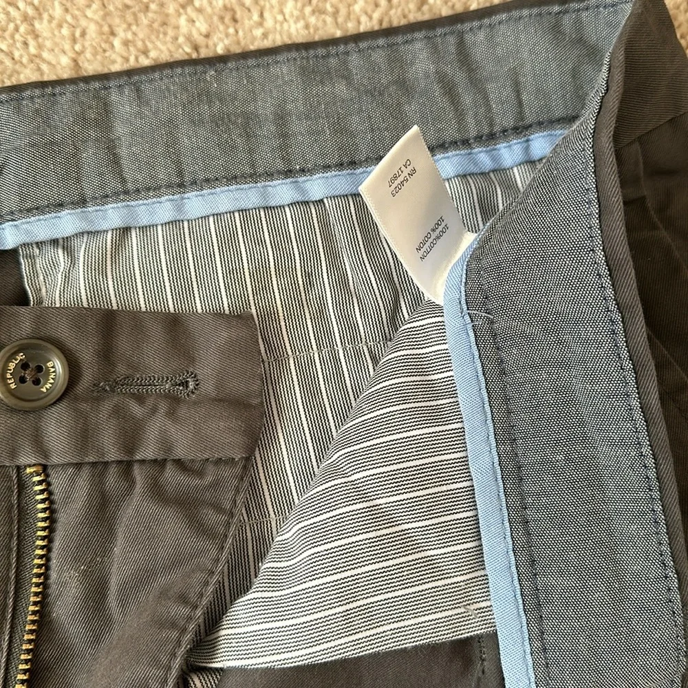 Banana republic cotton straight aiden fit chinos